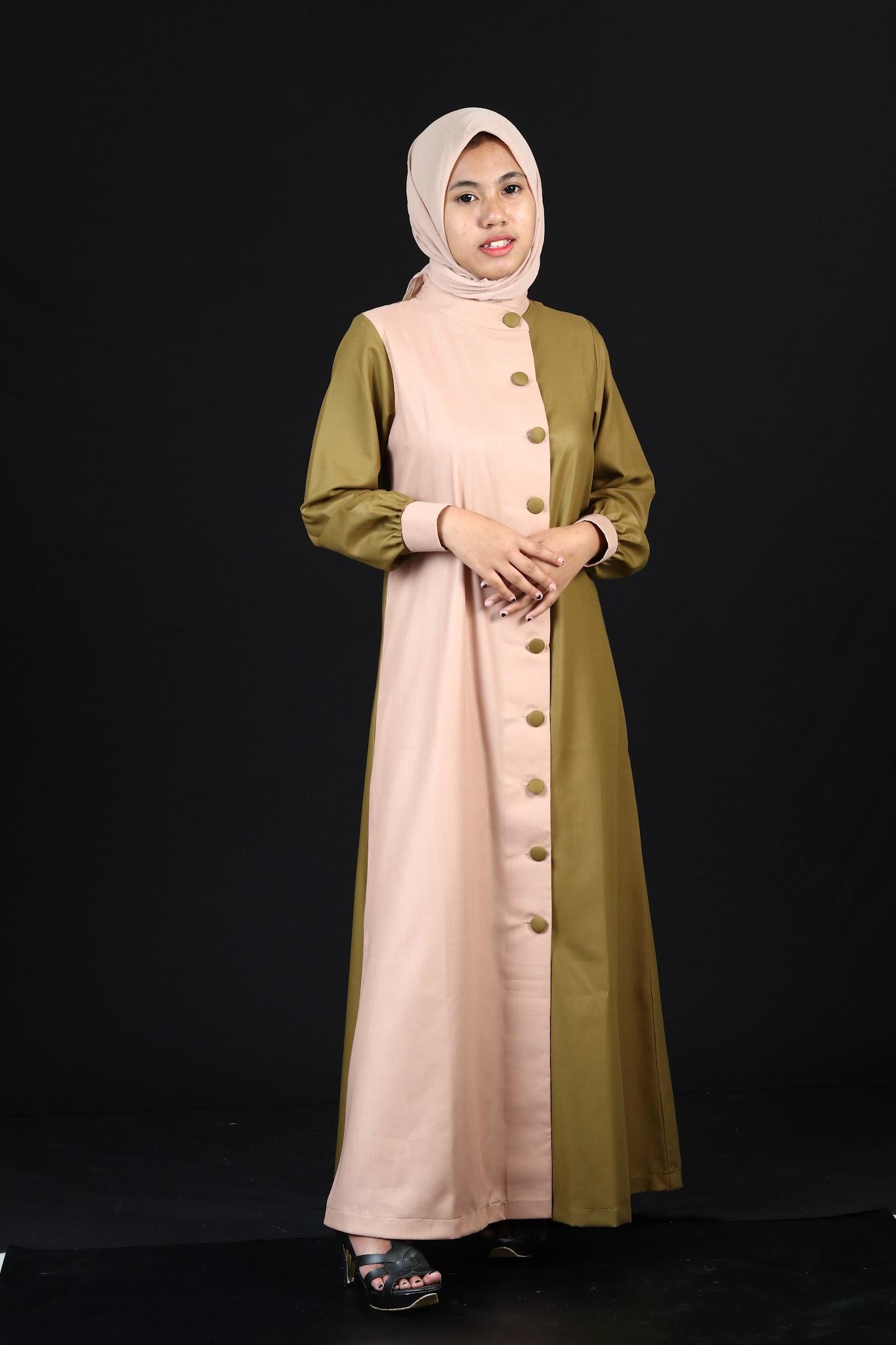 Gamis Kombinasi Dewasa by Era Lusida