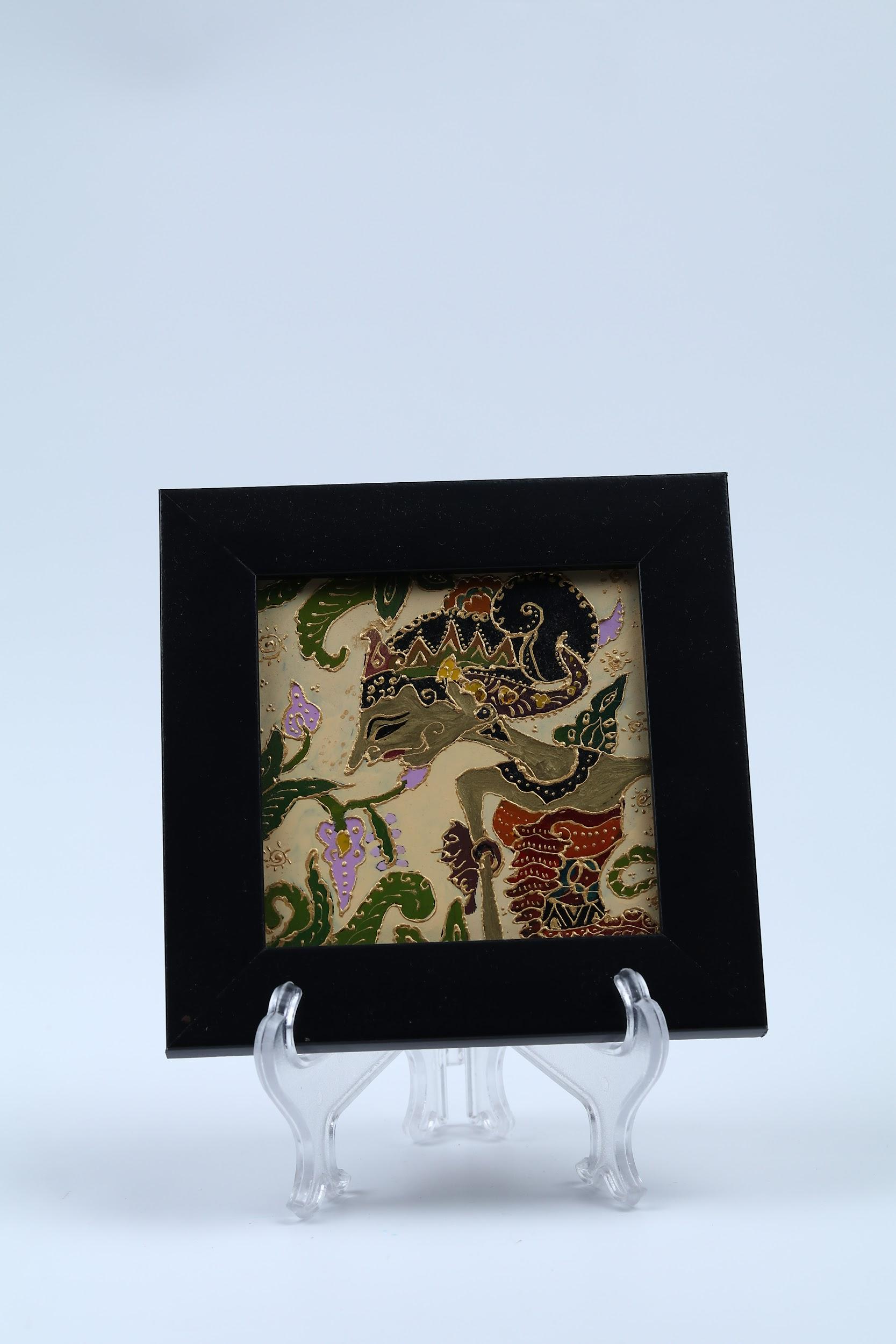 Glass Painting Frame by Sari Wulandari