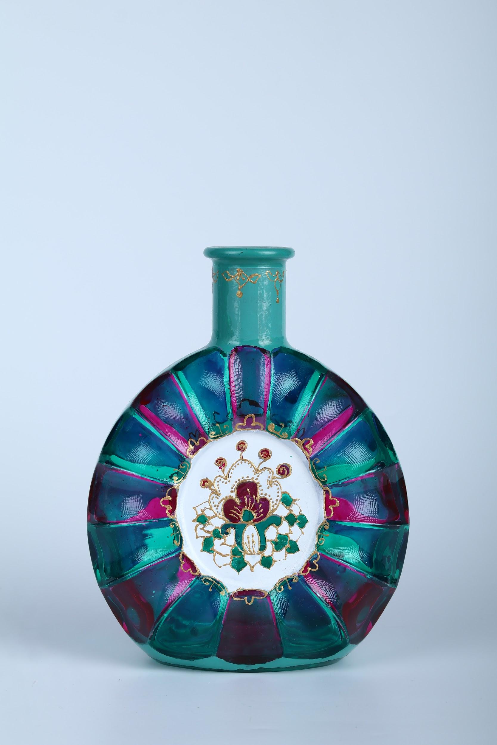 Glass Painting Botol Bulat by nan