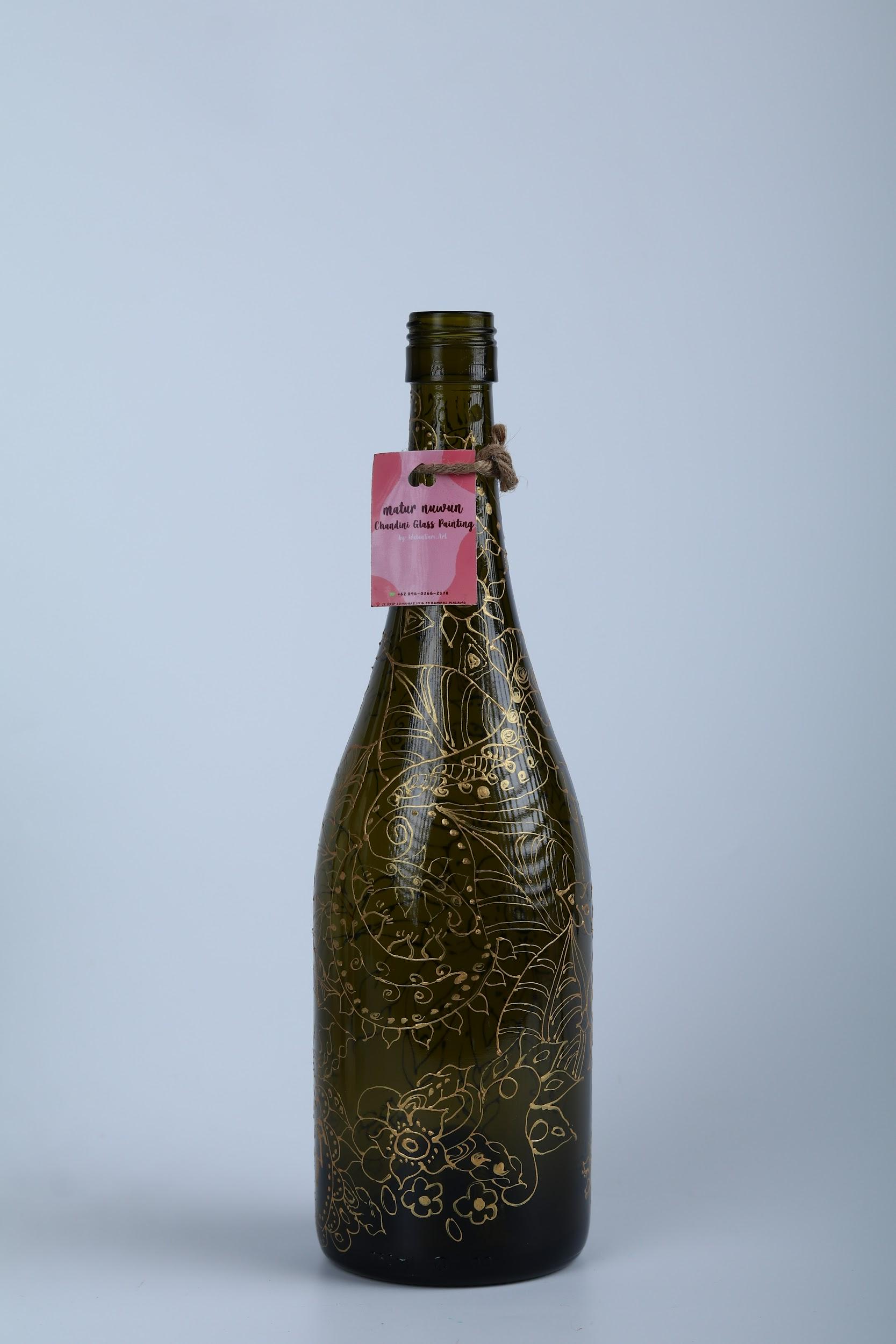 Glass Painting Botol Bening by nan